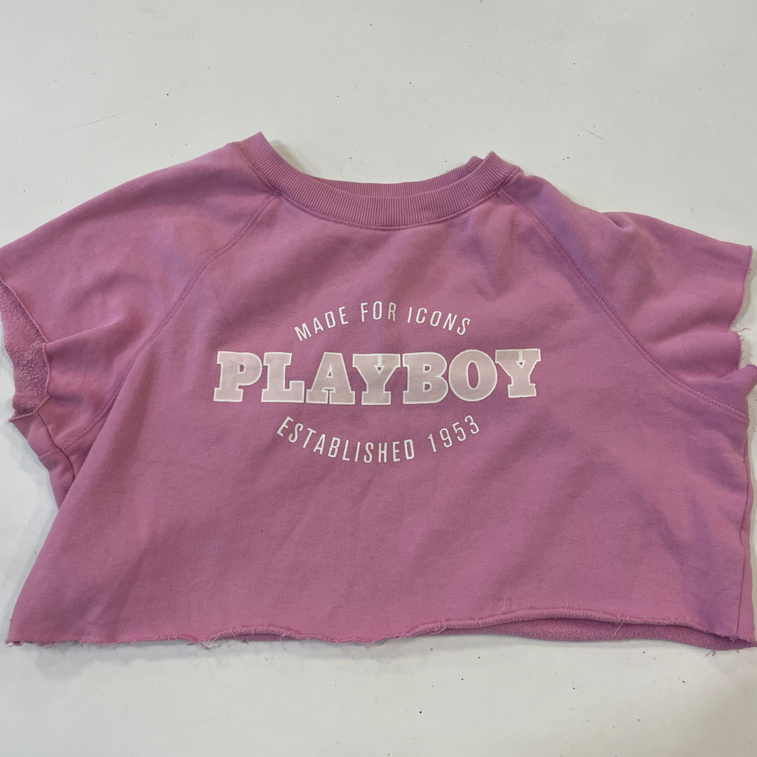 Playboy Short Sleeve Top Size Medium